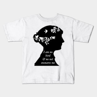 Jane Eyre - I am no bird Kids T-Shirt